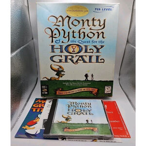 Monty Python & The Quest for the Holy Grail (PC CD-Rom, 1996,7th Level) Big Box